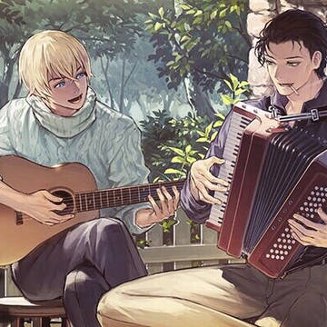 アコーディオンとギター