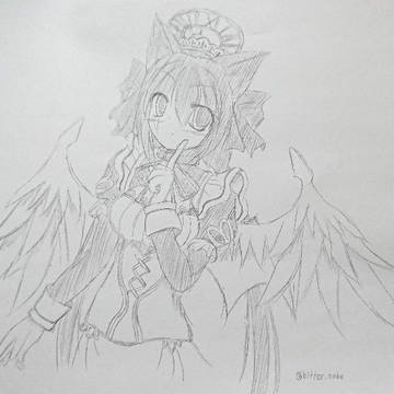自キャラ(落書き)