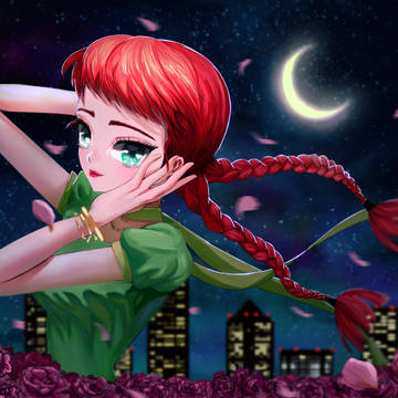 真夜中風