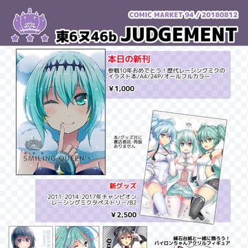C94夏コミお品書きと寄稿のお知らせ