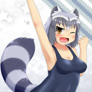スク水アライさん＆フェネック