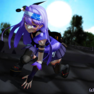 朝ノ瑠璃【MMD】