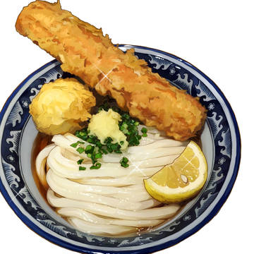 ちく玉ぶっかけ