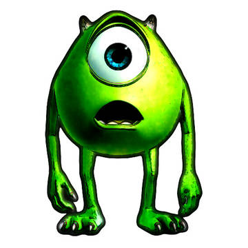 GIMP Test:Mike Wazowski Variants