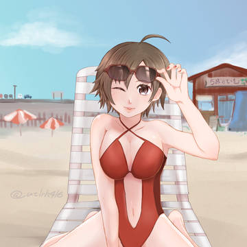 海だ～～