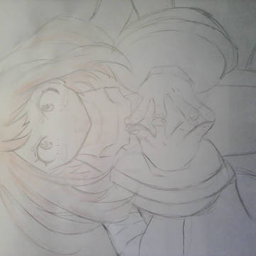 お茶子の模写