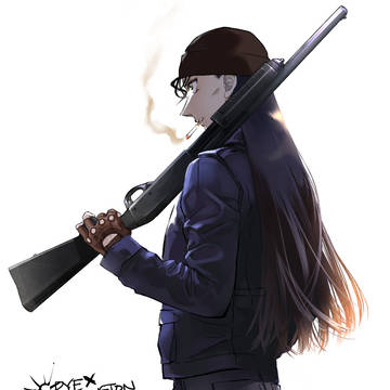 ウイスキートリオ×銃