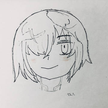 マシュ模写（13日目）