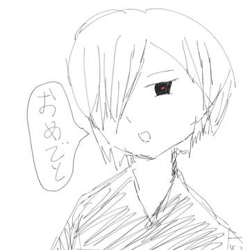 誕生日を祝ってくれるオリキャラちゃん
