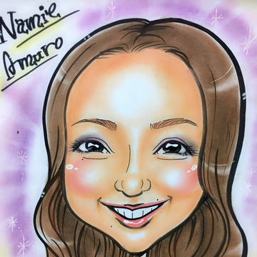 似顔絵安室ちゃん