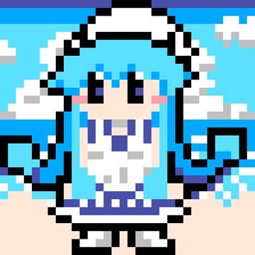イカちゃんドット絵