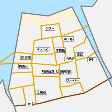 『魔人転生』町中マップ