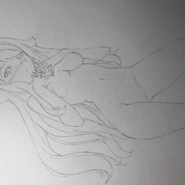 久々の模写。なゆちゃん可愛い。