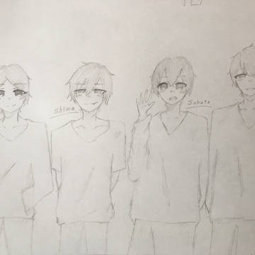 浦島坂田船 描いてみた