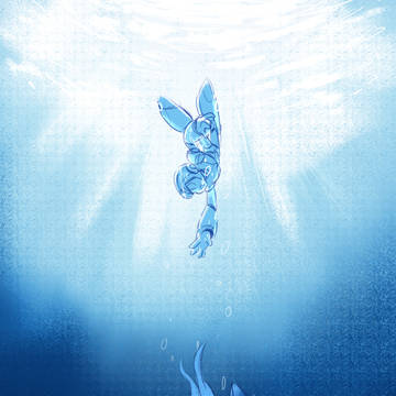 水の中