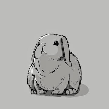 実家のうさぎ