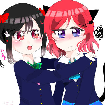 にこまきおソロヘアピン🐱🐰