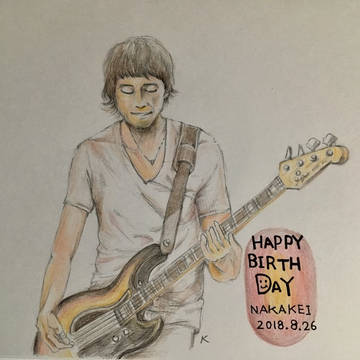 ナカケー誕生日絵