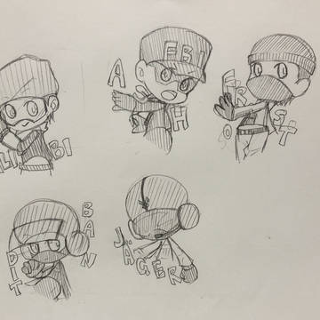 落書き虹六