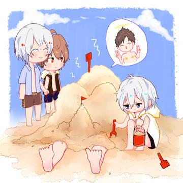 ベリアルおじさんとルシサン夏休み
