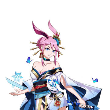 冰影蝶舞 八重樱