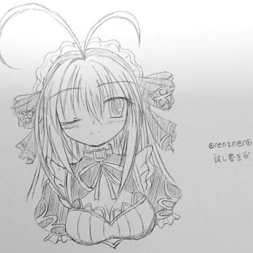 キリエさん試し描き