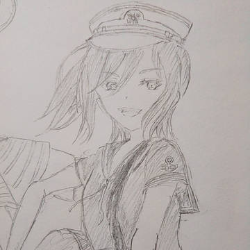 モノクロ薫模写
