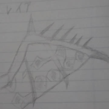 レウスとレイアの翼描いてみた(再投稿)