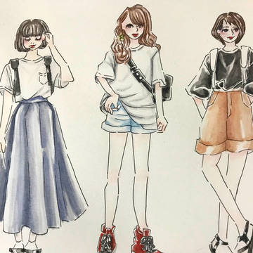 Tシャツ女子