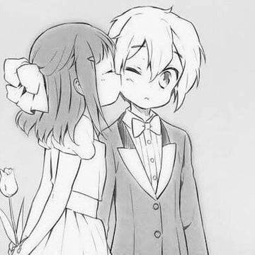 Cute little couple