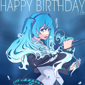 Happy birthday,MIKU!