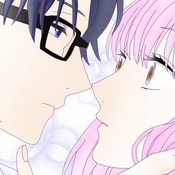 ヲタクに恋は難しい 色塗り後