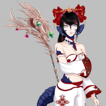 Commission Au Ra FFXIV