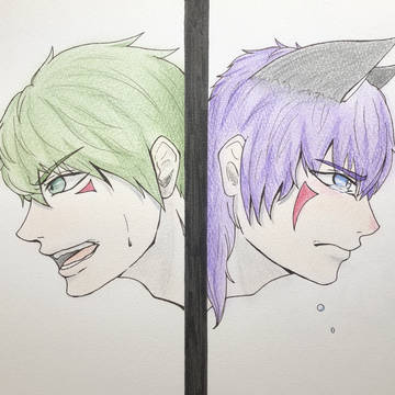 思いつきで描いた絵