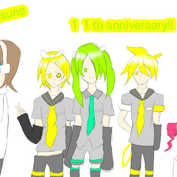 初音ミク　11周年！！(遅刻やけど...)
