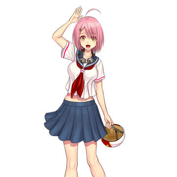 バイクに乗る女の子2