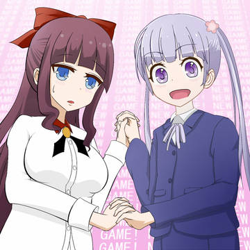 NEW GAME! の青葉ちゃんとひふみ先輩