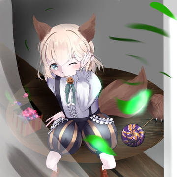ゴ魔乙 悪戯狼スフレ 誕生日イラスト リメイク