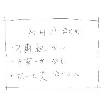 【MHA】まとめ
