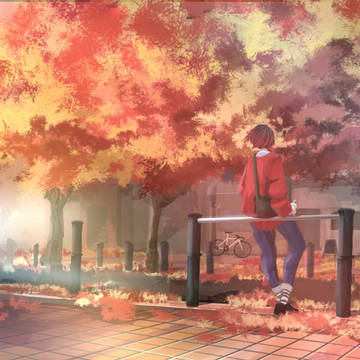 秋燃ゆる