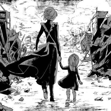 【夜明けの旅団】らくがき