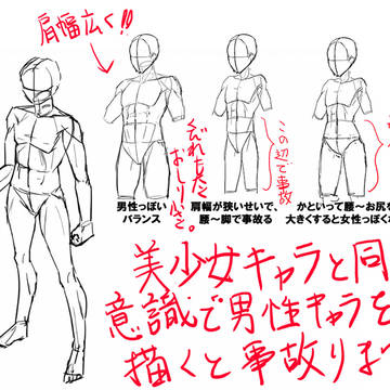 【動画で講座】素体を描く⑨～ふかん編～【第２６回】
