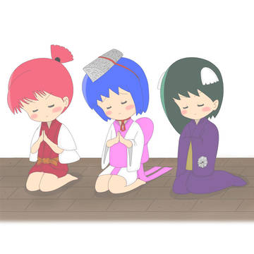 お祈りを・・・