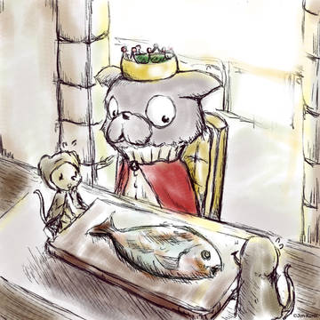 朝食待ち