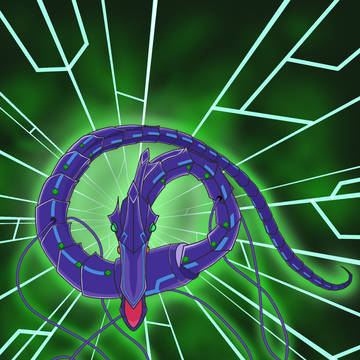 竜の屍を狙う機龍