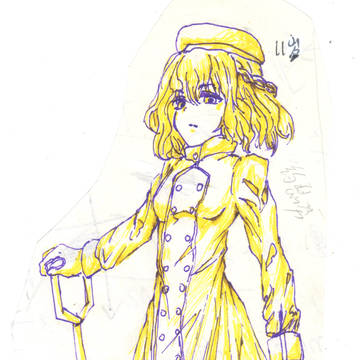 金发的女孩子
