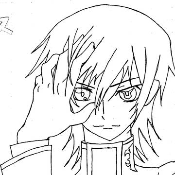 ルルーシュ描いてみた