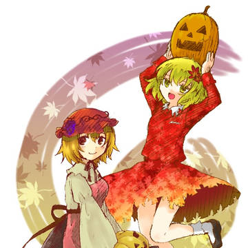 落書き「秋姉妹2018」