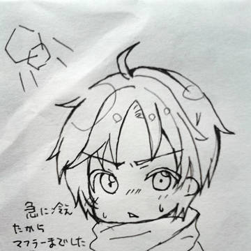 今年の寒暖差がひどいので宮地さんを描いてみた