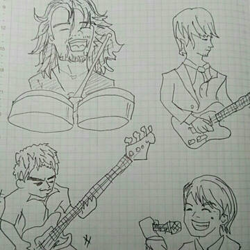 ミスチル似顔絵